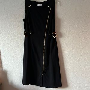 Calvin Klein Black Knee Length dress